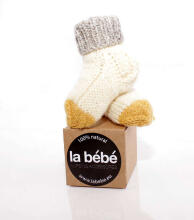 La Bebe™ Lambswool Natural Eco Socks Art.81019 Random