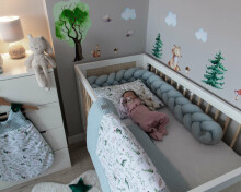 Baby Love Premium Garden Art.81073 Mazuļu kokvilnas gultas veļas komplekts no 2 daļām [virspalags ar spilventiņu]