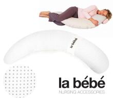 La Bebe™ Moon Maternity Pillow Cover Art.81488 Grey Satin, 195 cm