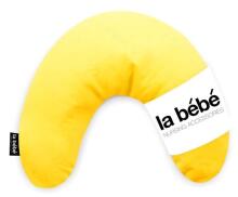 La Bebe™ Mimi Nursing Cotton Pillow Art.81907 Yellow & Black/White Travel pillow, size 19 x 46cm