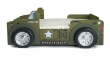 Plastiko Jeep Art.81919 Детская стильная кровать-машина с матрасом 190x90cм
