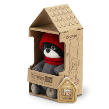Orange Toys Orange Life Daisy the Raccoon: Cranberry Syrup 15 Art. OS003-22/15 Мягкая игрушка Енотик Дэйзи: Брусничный сироп (15 см)