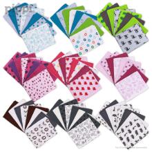 Pippi 1266 Diapers ass. printed 70x70 crochet edge (1-pack)
