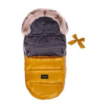 La bebe™ Sleeping bag Winter Footmuff Art.83956 Yellow