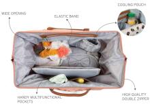 Childhome Nursery Bag Art.84587 Teddy OffWhite