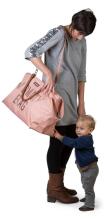 Childhome Nursery Bag Art.84587 Teddy OffWhite