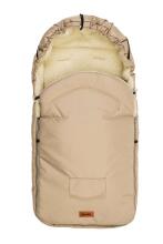 Sensillo Classic Romper Bag Art.84667 Cappuccino/Wool Bērnu ziemas ratu guļammaiss ar aitas vilnas oderi
