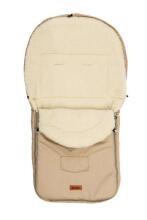 Sensillo Classic Romper Bag Art.84667 Cappuccino/Wool Bērnu ziemas ratu guļammaiss ar aitas vilnas oderi