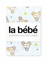 La Bebe™ Flanel  Art.84782 Mouse Фланелевая пеленочка для малышей 90x90 см