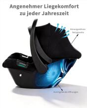 BabyVoyage i-Size 40-85 cm Baby Car Isofix Art.85349 Black  Детское автокресло (0-13 кг)