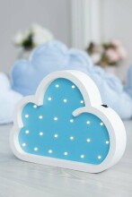 HappyMoon Cloud  Art.NL CLOUD 1/9 Blue Ночник-светильник со светодиодами