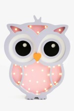 HappyMoon Owl  Art.85965 Blue Purple Ночник-светильник со светодиодами