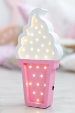 HappyMoon Ice Art.85969 Pink White Nakts-lampa