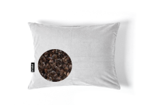 La bebe™ Pillow Eco Velvet 30x40 Art.86120 Beige/Grey 30x40 with ECO buckwheat filling