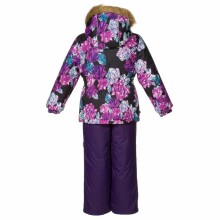 Huppa '19 Wonder Art.41950030-81863 Šilta kūdikių žieminė šiltų kostiumų striukė + kelnės (92-140 cm)