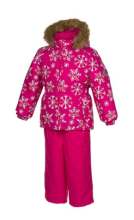 Huppa '18 Wonder Art.41950030-71663 Šilta kūdikių žieminė šiltų kostiumų striukė + kelnės (92-140 cm)