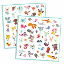 Djeco 160 uzlīmes Little Friends Art.DJ08842