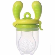 Kidsme Baby Food Feeder Lime Art.160337LI Silikona ēdināšanas ierīce cietiem produktiem (liels)