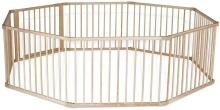 Dibea Wooden Playpen  Art.DP00582 Natural
