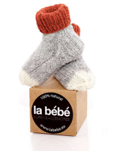 La Bebe™ Lambswool Natural Eco Socks Art.87196 Random