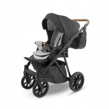 Camarelo Zeo Eco Art.05. 2in1 Multifunctional Stroller, Black