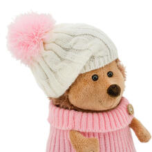 Orange Toys Fluffy the Hedgehog in white/pink hat Art.OS605/15A Mīksta rotaļlieta Ezītis Pūkains baltā un rozā cepurē (15 cm)