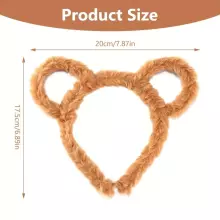 Home Company Bear Ear Art.88847 Carnival costume - Bear ears, 1 pc.
