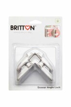 Britton Angle Lock Art.B1808 Väljatõmmatavate sahtlite lukk (2tk.)