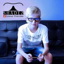 Shadez Blue Light White Teeny Art.SHZ 105 Blue Light Protective Glasses 7-16YR
