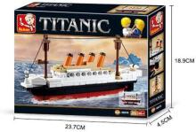 Kidsworld  Titanic Building Bricks Set Art.M38-B0576  Konstruktors Kuģis Titaniks,194 gab