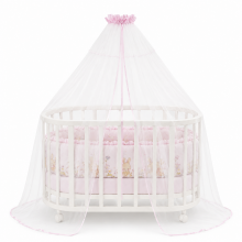 Lorelli Canopy Art.20051170005 Pink Luxurious universal canopy for a baby crib