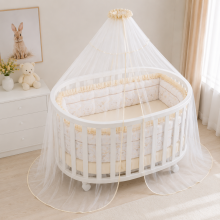 Lorelli Canopy Art.20051170003 Beige Luxurious universal canopy for a baby crib