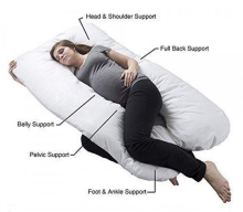 La Bebe™ Cushy Maternity Pillow Art.91913 155x80cm