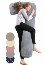 La Bebe™ Flopsy Pillow Art.91915 Cotton Nursing Maternity, 180 см