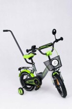 Elgrom Tomabike 12 Platinum Silver / Green Art. 1201 Vaikų dviratis (dviratis)