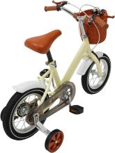Kids Bike Wheels Collas 12' Beige Art.92089  Children's two-wheeled bicycle with additional wheels