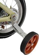 Kids Bike Wheels Collas 12' Beige Art.92089  Children's two-wheeled bicycle with additional wheels