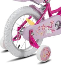 Joystar Kids Bike Wheels Collas 12'  Art.92091 Pink Children's two-wheeled bicycle with additional wheels