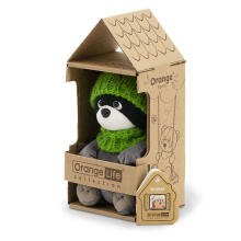 Orange Toys Life Denny the Raccoon: Spring Forest 15 Art.OS004-21/15 Plush toy (15cm)