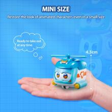 Super Wings Super Pets Art.92420  Set with interchangeable facial expressions and flash effect
