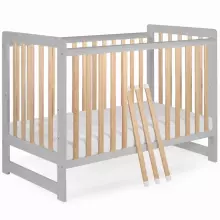 La Bebe™ Kids Wood Cot Tomi 18 Art.92455 Natural Bērnu kokā gultiņa 120x60cm