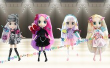Shibajuku Girls Art.HUN2178 Стильная кукла Юки, 33 см