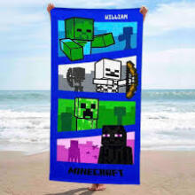 Carbotex Beach Towel Minecraft Art.MC2410254-R