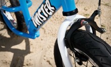 Caretero Toyz Bike Twister Col. Mėlynas vaikų motoroleris su metaliniu rėmu 12 "