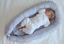 La Bebe™ Babynest Art.93328 Silver Deco Cocoon