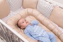 La Bebe™ Babynest Art.93328 Silver Deco Cocoon