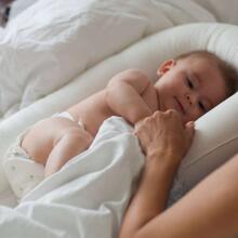 La Bebe™ Babynest Art.93328 Silver Deco Cocoon