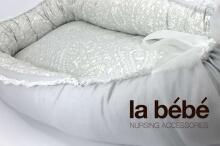 La Bebe™ Babynest Art.93328 Silver Deco Cocoon
