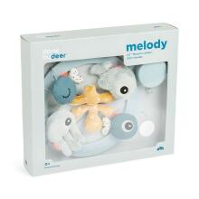 Done by Deer musical mirror mobile Sea friends, Blue