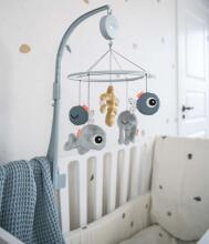 Done by Deer musical mirror mobile Sea friends, Blue